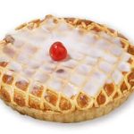 Lekkere frangipanetaart afgewerkt met suikerglazuur