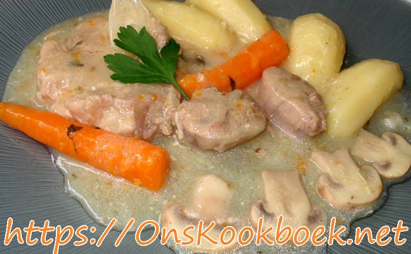 Kalfsfricassee recept