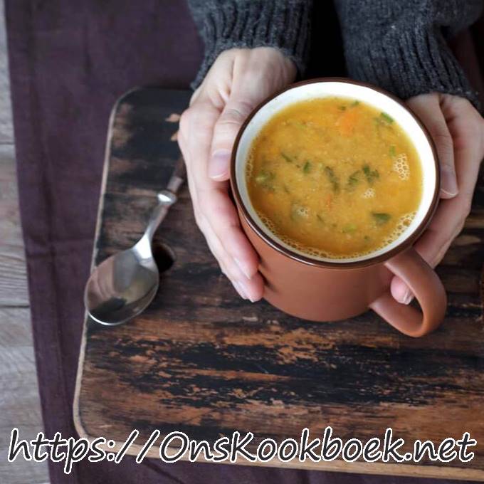 Caloriearme groentesoep